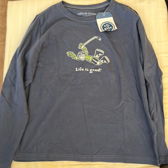 NWT Life Is Good long sleeve T. Boys XL - Picture 1 of 1